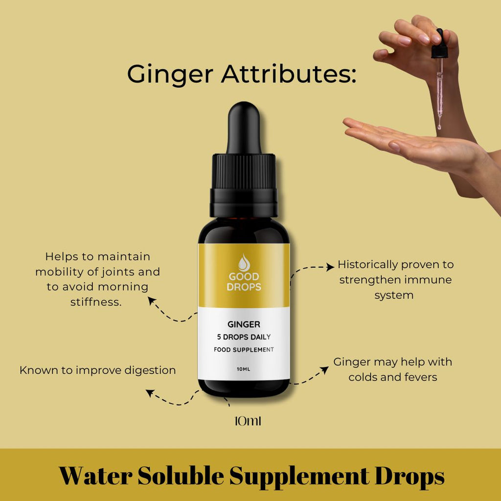Discover the Benefits of Ginger Water-Soluble Drops