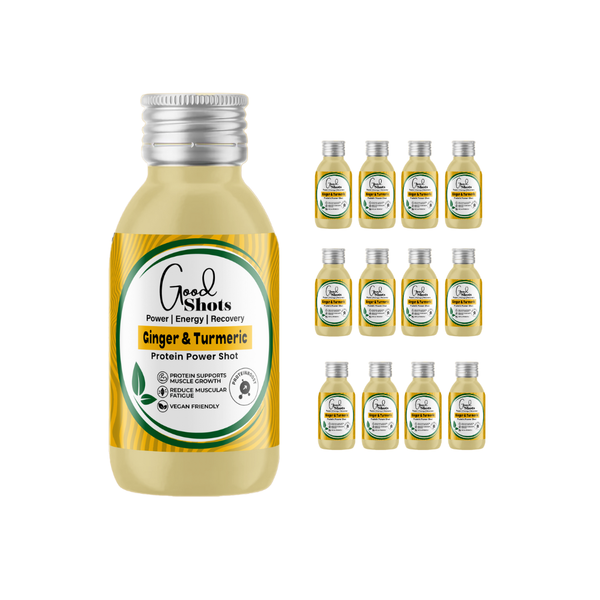 Protein Power Shot - Ginger & Turmeric  - 12 Functional Shots