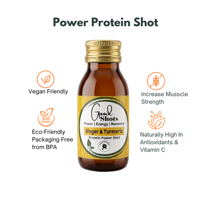 Protein Power Shot - Ginger & Turmeric  - 12 Functional Shots
